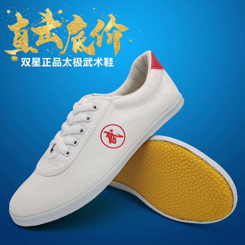 双星正武术鞋男女运动鞋牛筋底儿童武术练功鞋太极训练鞋小