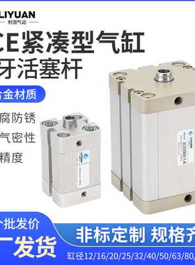 ACE气缸12/16/20/25/32*5X10X30X50X80X100内牙S/-SB