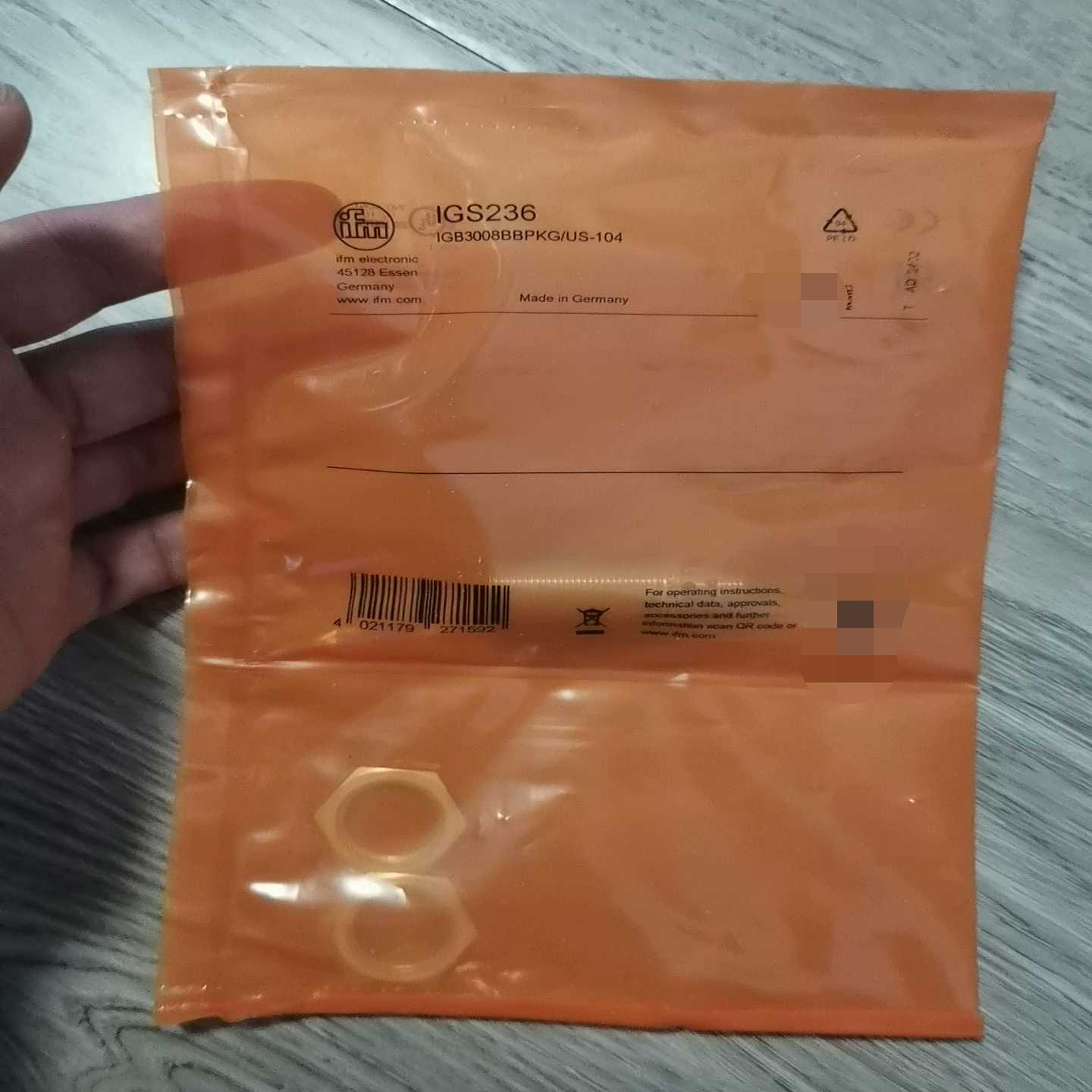 IGS236易福门接近开关询价