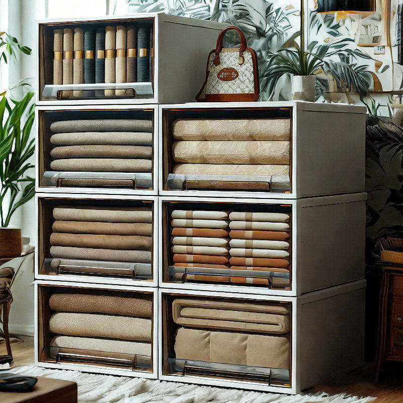 收纳盒抽屉式收纳箱子大容量超大塑料衣柜衣服裤子储物柜整理箱子