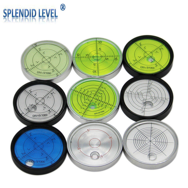 万向水平泡高精度圆盘迷你水平气泡仪规格齐全通用便携圆形水准仪