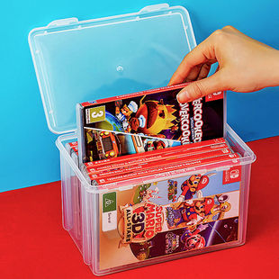 switch游戏卡收纳盒透明大容量任天堂卡带盒ns卡带收纳架储物