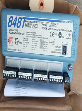 罗斯蒙特总线式温度变送器  包装有些旧 848T 型号~询价