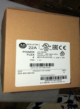 配件AB变频器22A22B22D-B012B017N104 看议价议价