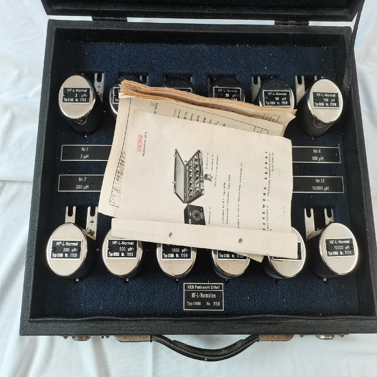 议~原盒德国标准电感，一套十二个 veb funkwerk
