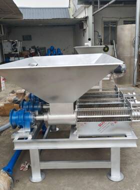 三连粪脱分水机畜禽粪猪便干体湿分离机LGH鸡粪牛粪固液干湿离机