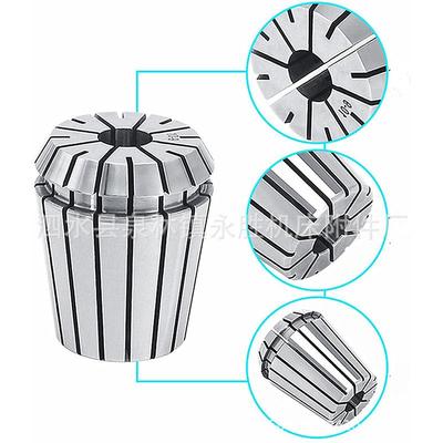 ER夹套装20PCER11/16/2ER11/16/0/25/头3/402弹簧筒夹头弹性夹高