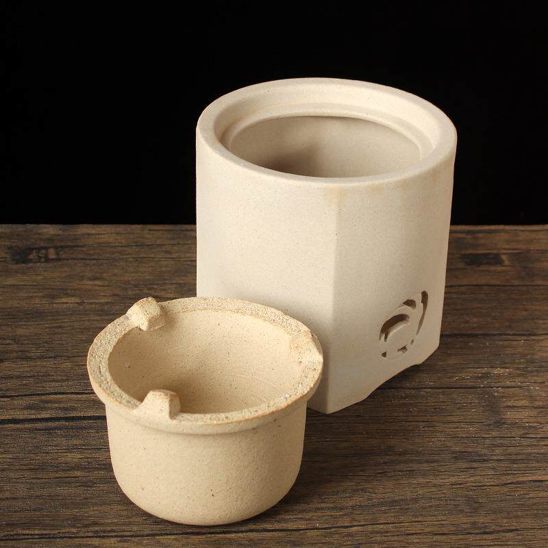 白泥陶耐炭热炉煮茶器套装日壶式侧壶提梁壶烧水壶窑变把釉PJS茶