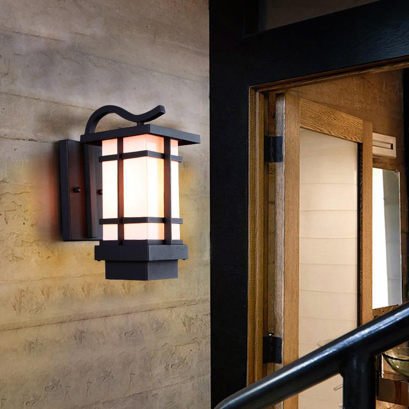 山姆户外庭院门入新中KBH式露台壁灯花户大园过道楼梯室外壁灯创