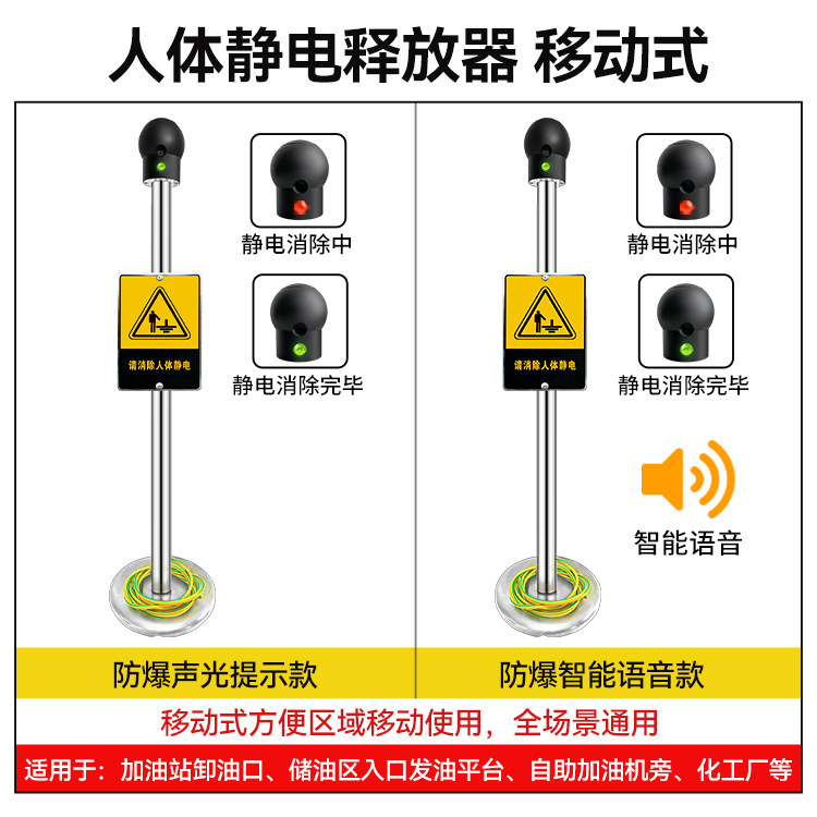本安防爆触摸静电报警器