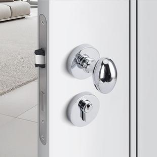 美工厂货铜锁室内静分体锁家用振古铜球形HAL式 复古源音双开门门