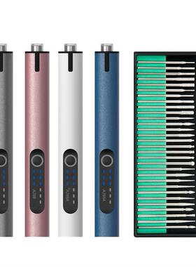 卖小型电磨电机锂打孔雕刻抛光打机五CUO金工磨具电动打热磨笔