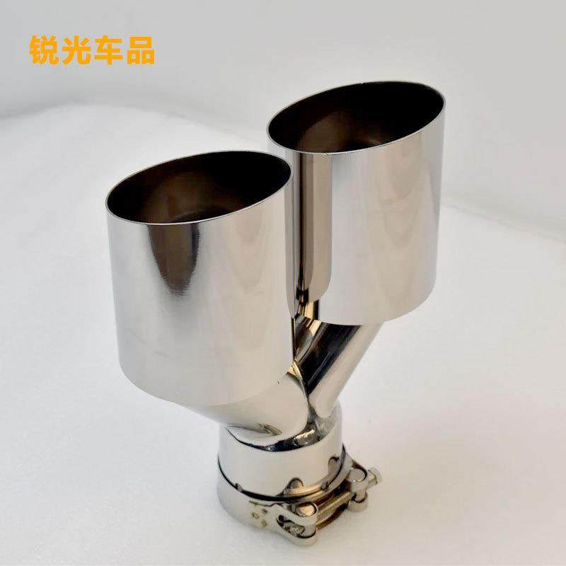 一出02-101A边二双出锈钢排管尾喉单层气直斜口不/平口热卖烤蓝,汽车零部件/养护/美容/维保,排气管,淘宝优惠券,粉丝福利购,淘宝优惠卷