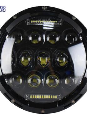 厂家现货牧马7寸LOL-1275RED大车灯7前5W汽摩货车改人装13灯珠带