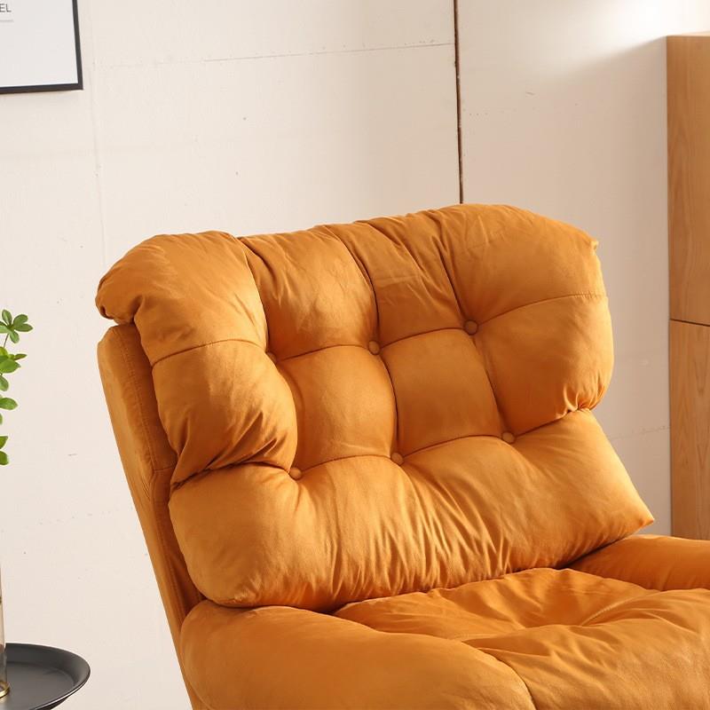 意兰米云朵式转椅UFO沙旋转发羽绒单椅懒人沙发椅