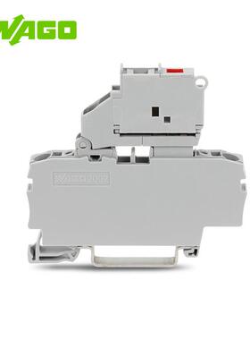 国WAGO万可-接2.5mm2导线接功能德弹簧线端2002-161子20021611/10