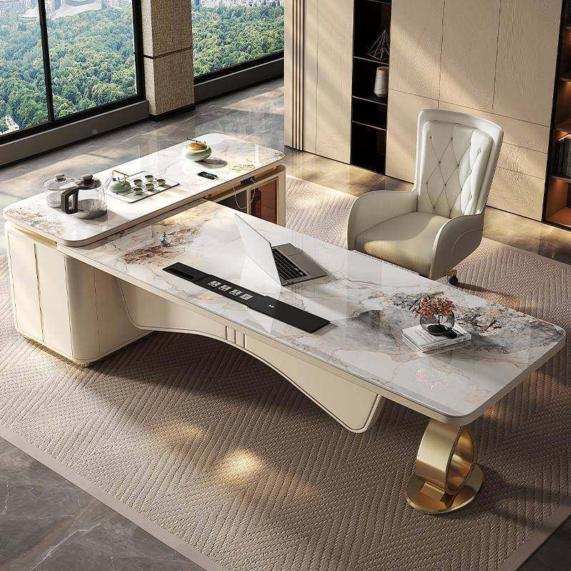 岩板IUN茶端桌老板椅办公桌一办公体室书房高转角书桌功夫泡茶桌,商业/办公家具,茶台/茶桌,淘宝优惠券,粉丝福利购,淘宝优惠卷
