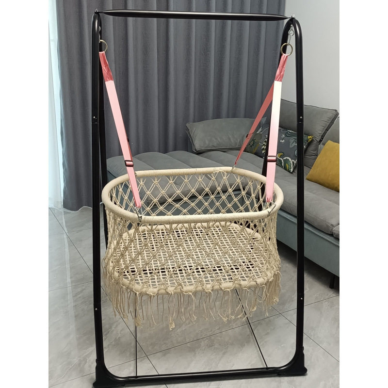 手工棉线婴幼儿摇篮吊床0-2岁