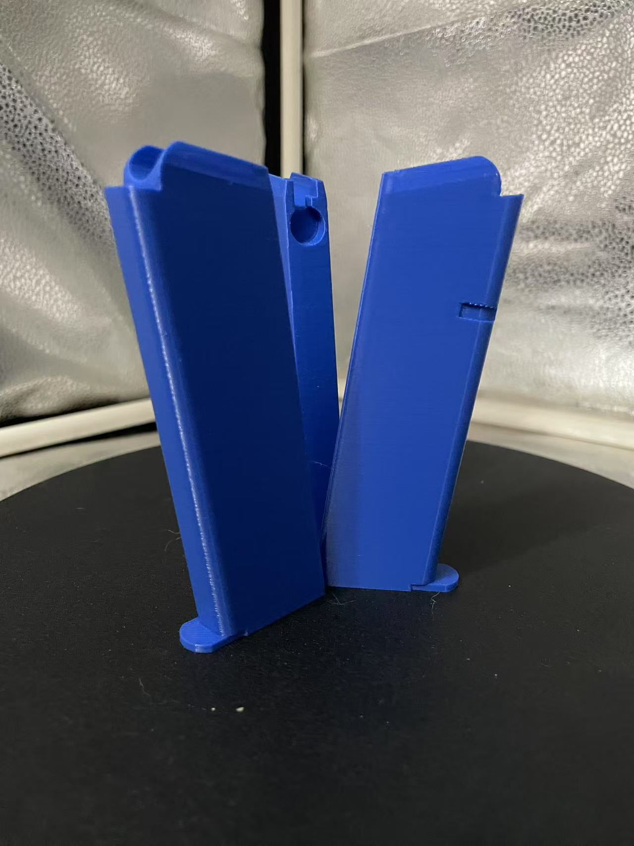 n4战鹰通用zy1911蓝色训练干火无功能蛋匣3d打印