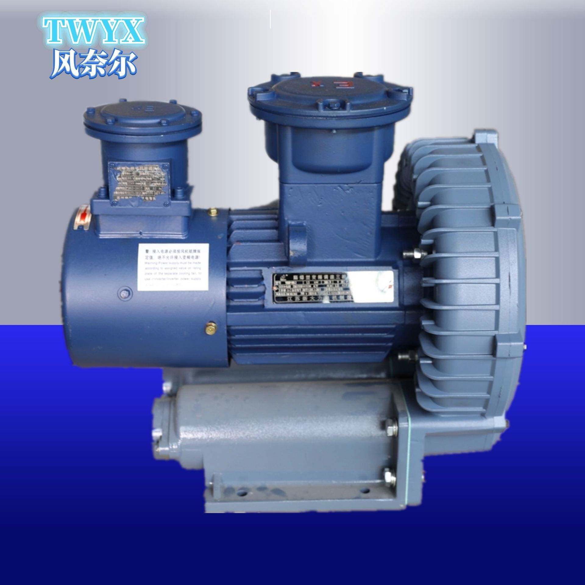 FB-055沼气乙烷输送防爆高压风机IIBT4CT4变频防爆高压旋涡风机