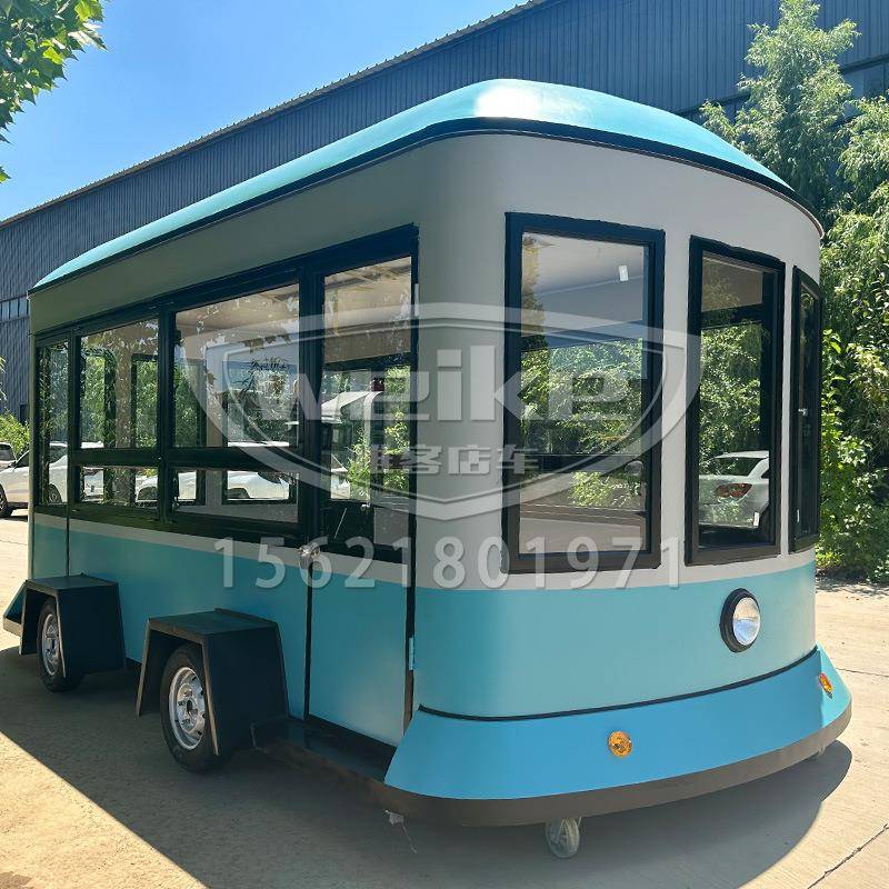 里本斯网红餐车炸串美食车景区商业街摆摊车移动多功能电动小吃车