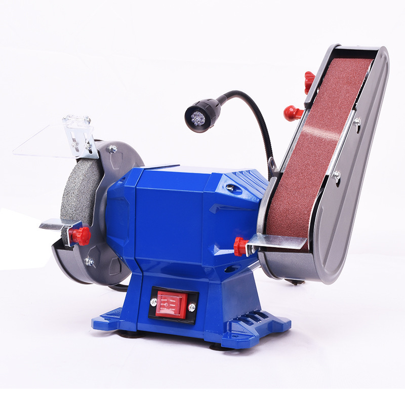 厂家直销多用微型砂轮机砂带机磨刀机抛光机砂光机砂轮砂带一体机