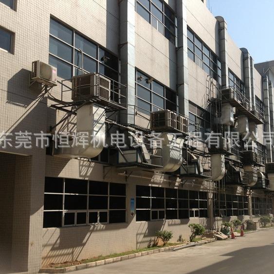 模具厂通风降温 环保空调 负压风机 降温水帘