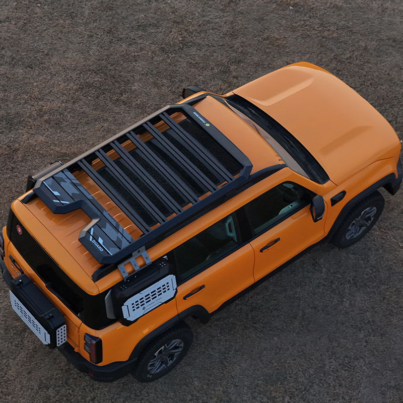 适用于北汽BJ30探险家车顶行李架爬梯小书包越野改装套件H