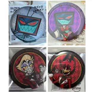 日谷地狱客栈cafe A咖吧唧徽章极恶老大vox 路西法阿拉斯托立牌