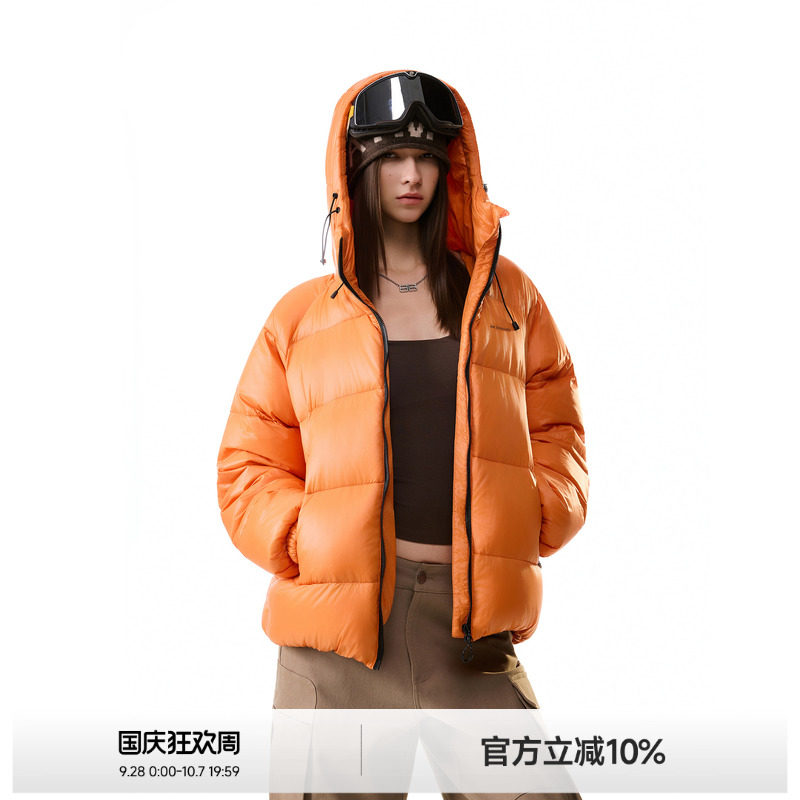 90白鸭绒轻量化漆面泡芙羽绒服图片