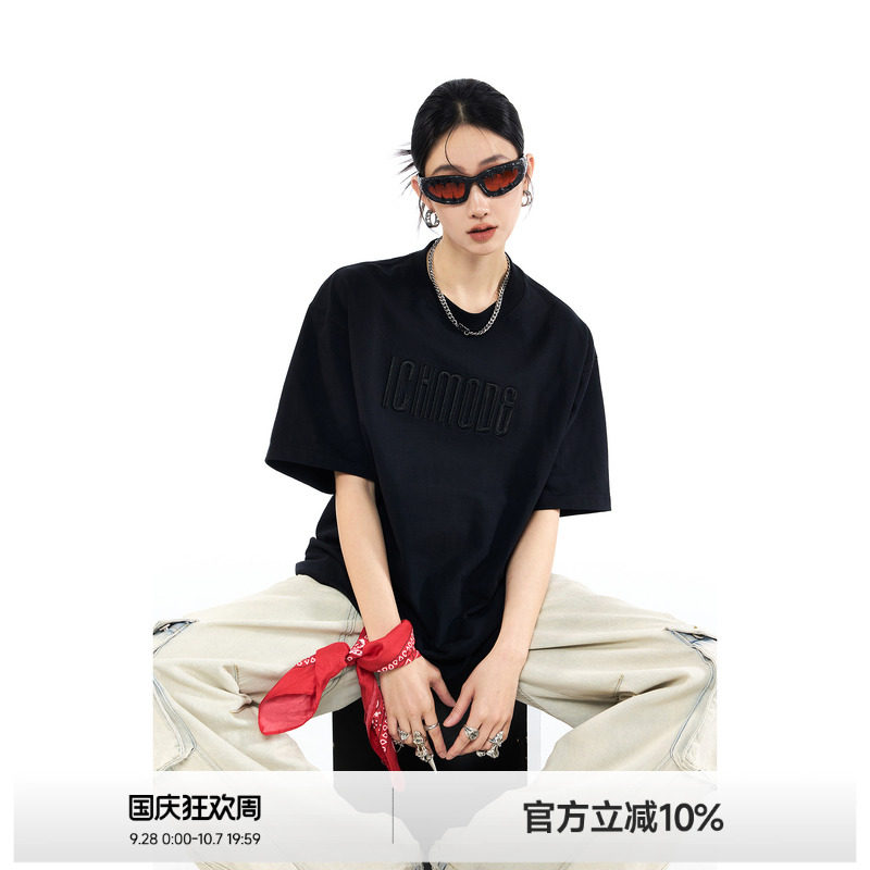 重磅字母短袖T恤女夏季图片