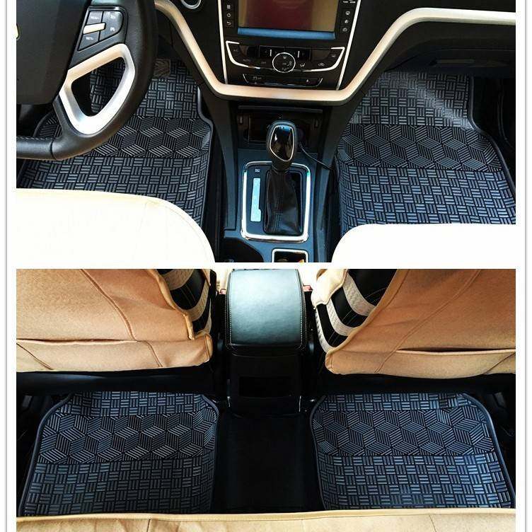 纯色汽车脚垫四季通用乳胶防滑防水防冻易清洗