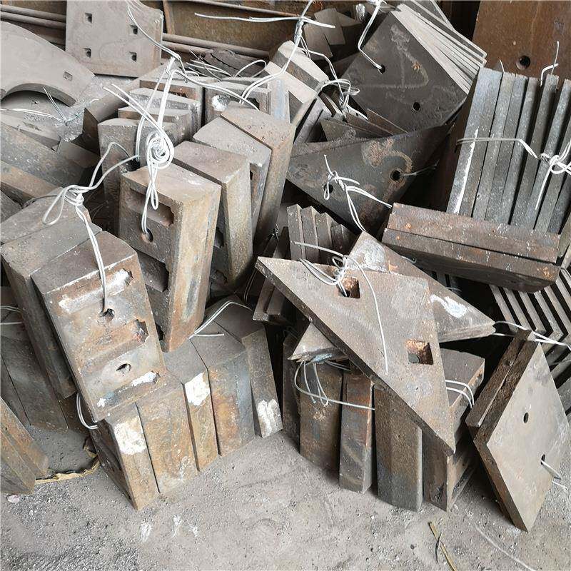 高铬制砂锤头双液复合耐破碎机配件鄂抗磨9658冲击高锰钢鄂机板合