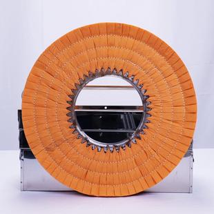 布NDW不锈钢抛麻风轮磨木工机械布轮六角打孔光棉轮镜面表面抛光