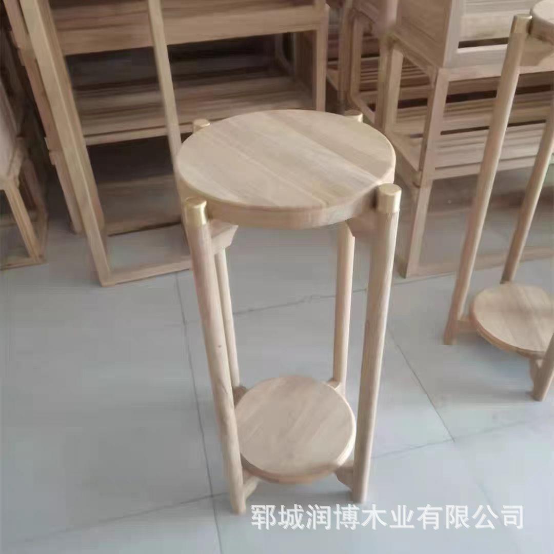 老榆木室内花架落地鱼缸展示架收花绿花植摆件瓶纳架20281花盆架