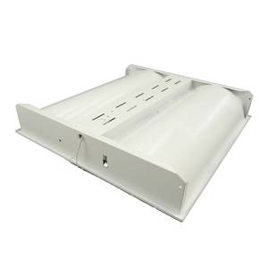 厂家直供LED漫反射太空盘灯嵌入式方形灯二次反射格栅灯595*595