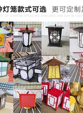 复古庭院灯特色灯笼带小下发光l光56626ed模组源区别墅园上林新中