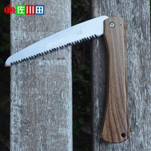 佐川田手持手锯迷你折叠锯子家用小型钢锯手工锯木头木工锯手拉锯