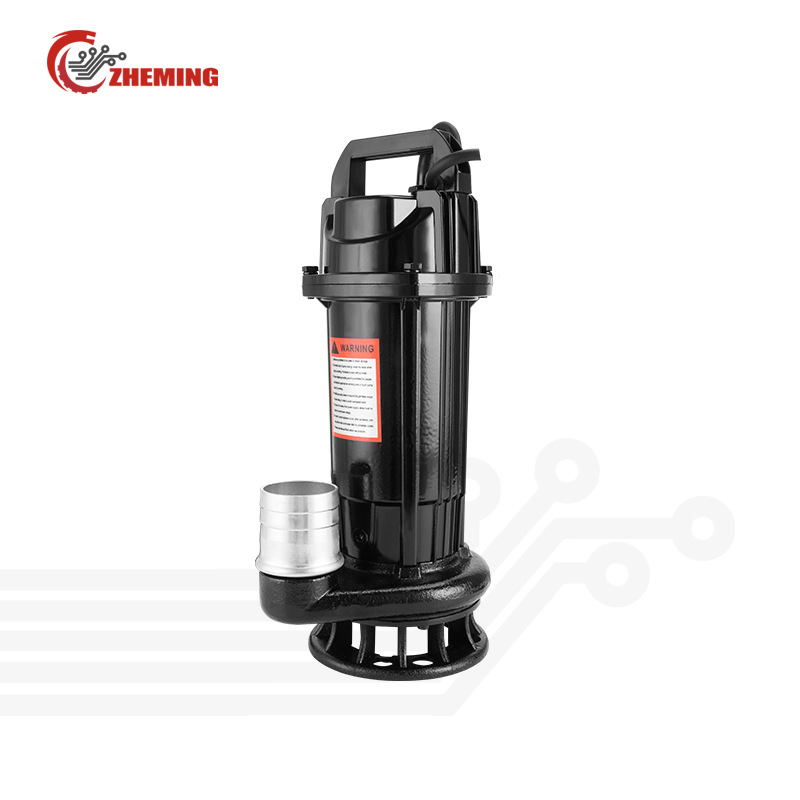 铝壳污水切割泵2寸220v50hz110v60hz高扬程大流量污水污物潜水泵