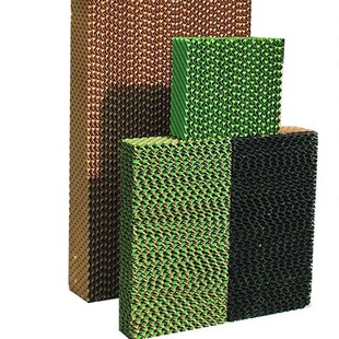 7090降温水帘纸芯棕色黑色绿色环保湿 帘纸芯畜牧养殖水帘厂家