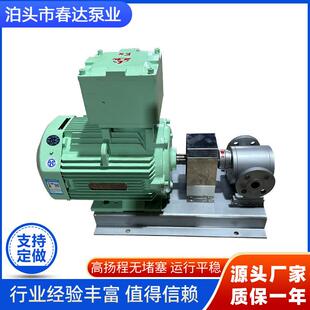 B不锈钢增压泵自来水自吸增压泵不锈钢齿轮泵小型自吸泵