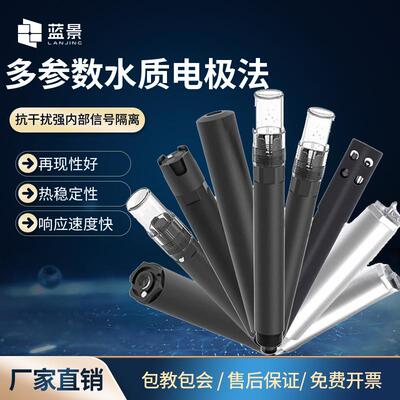 手持便携主机多参数水质检测仪电极法PH传感器水质电极探头分析仪