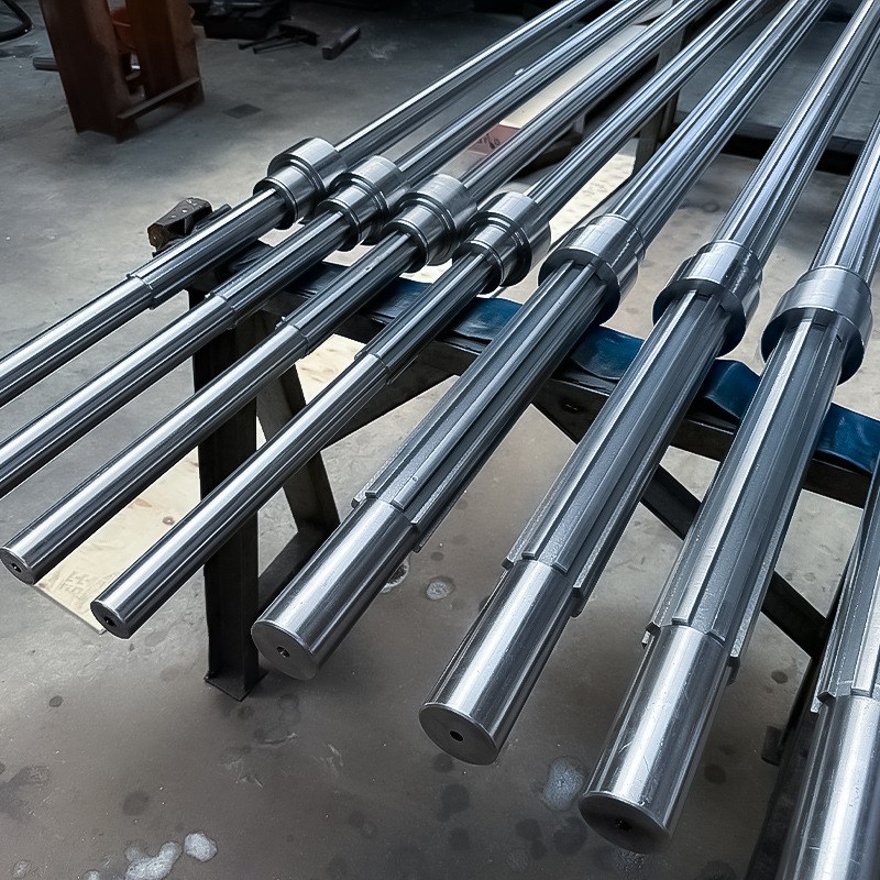 大型机械传动矩形花键轴纸箱机花键轴机械多齿P长矩形花键轴花键