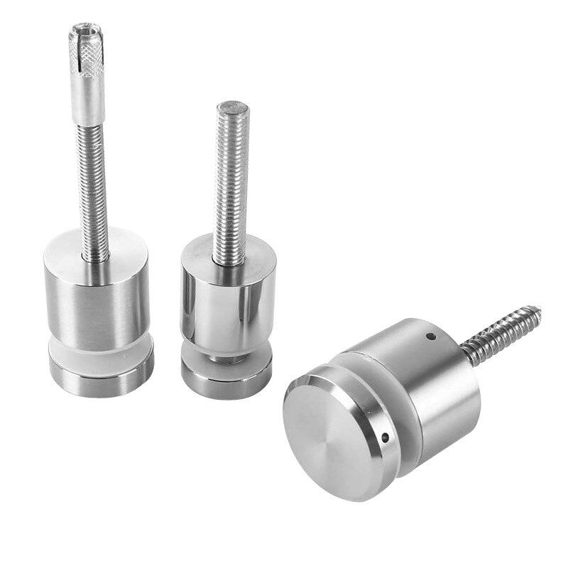 广告钉广a告牌招牌支架相框螺丝配件玻璃固定夹楼梯玻璃连接件