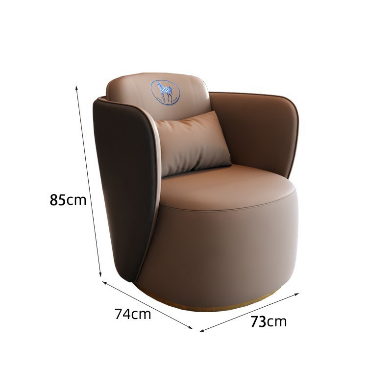 轻奢沙发客厅会客风酒店大堂办公室洽H谈沙发茶几组合接待皮艺沙