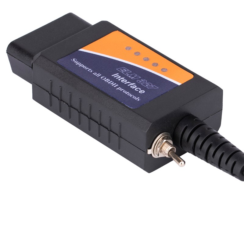 ELM327 USB FORpScan HS/MS切换带开关刷隐藏25K80主控稳定版本