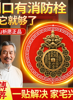【泰山祈愿直发】开门见消防栓贴