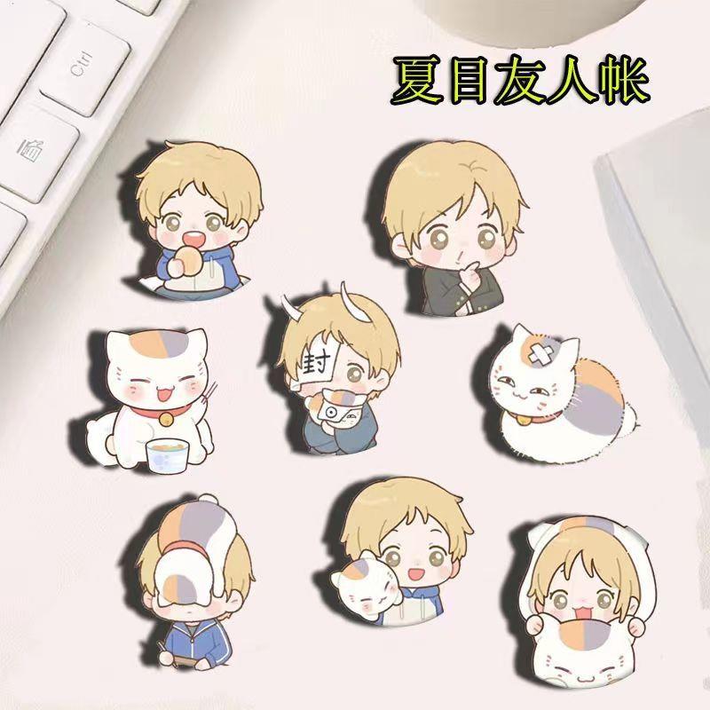 夏目友人帐周边胸针猫咪老师二次元动漫周边微章挂件饰品生日礼物