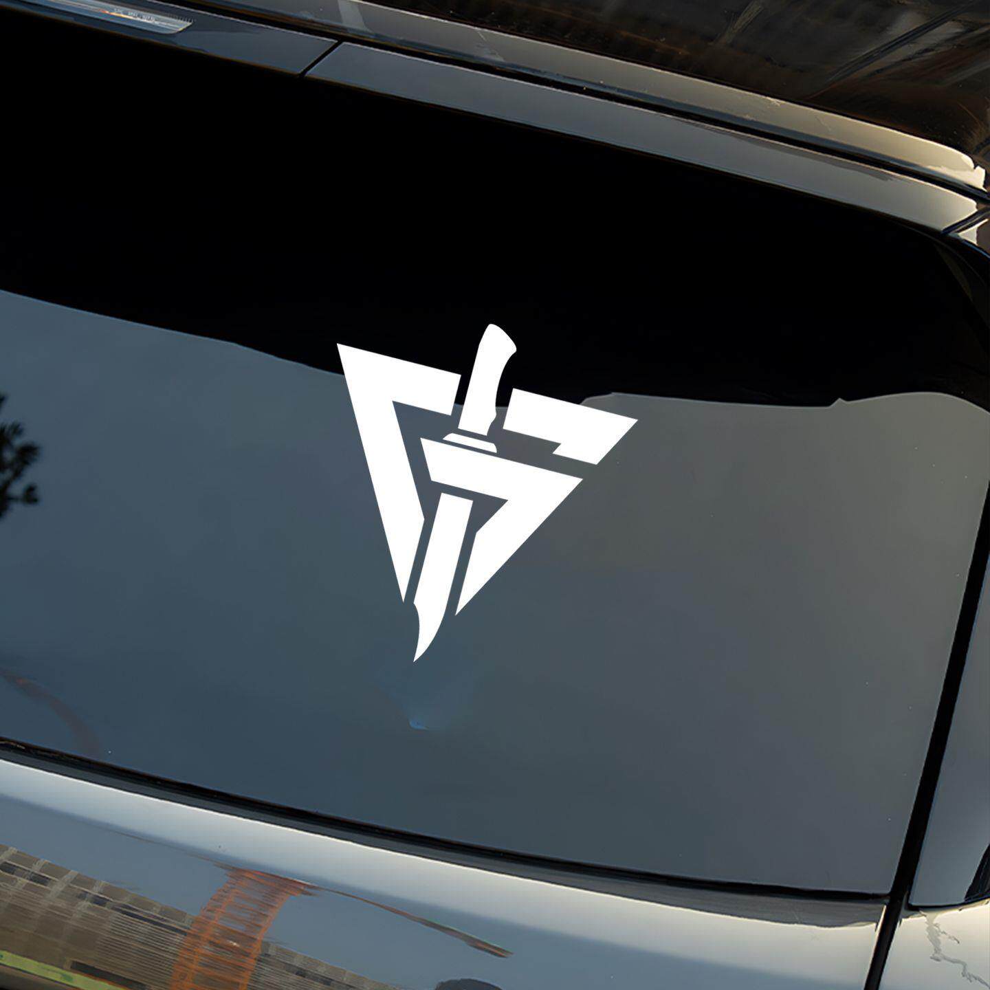 三角洲行动车贴哈夫克阿萨拉汽车贴纸LOGO2025新款网红车贴阵营