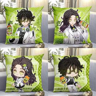 第五心患人格联动果子熟了多多柠檬茶抱枕二次元圆形周边靠枕送芯